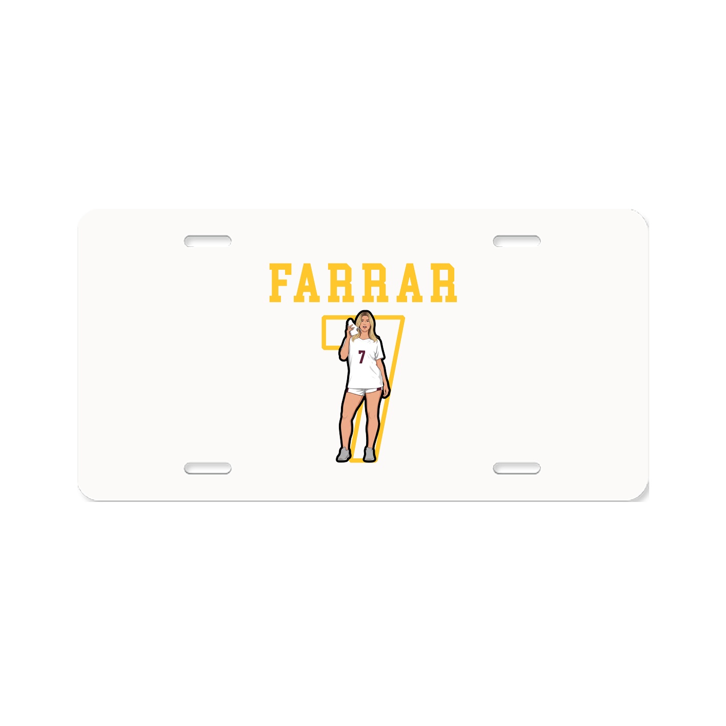 License Plate — Shirsey in Classic