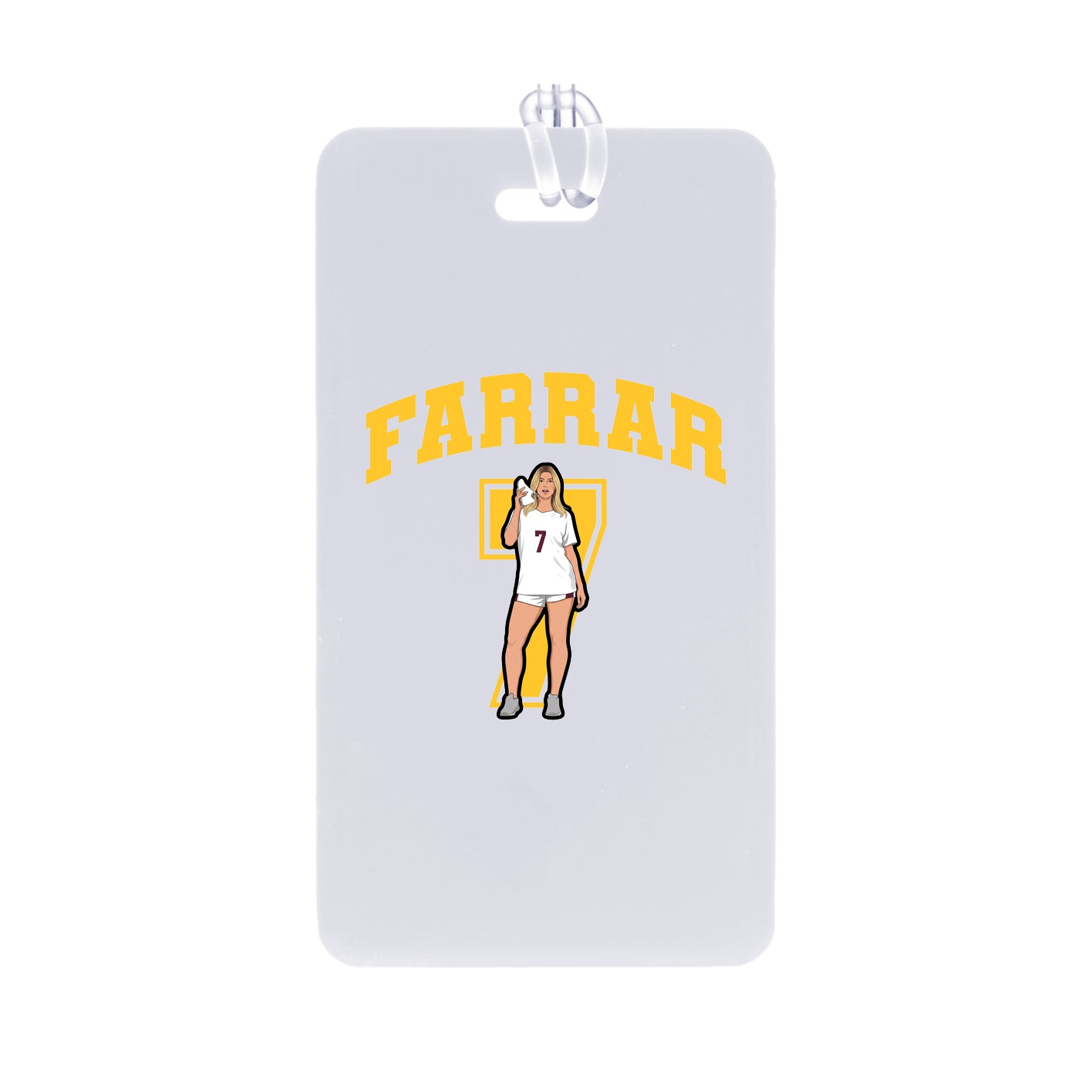 Bag Tag — Number in Classic