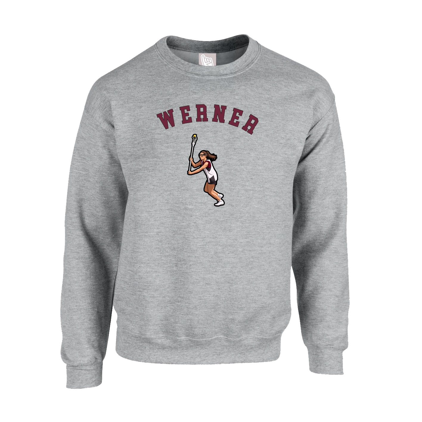 Fleece Crew — Shirsey Arch in Grey