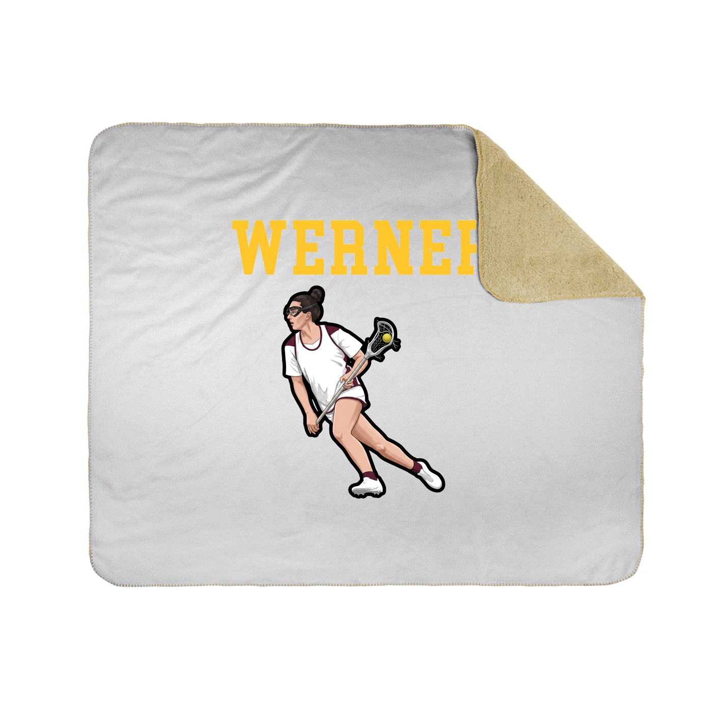 Throw Blanket — Shirsey in White