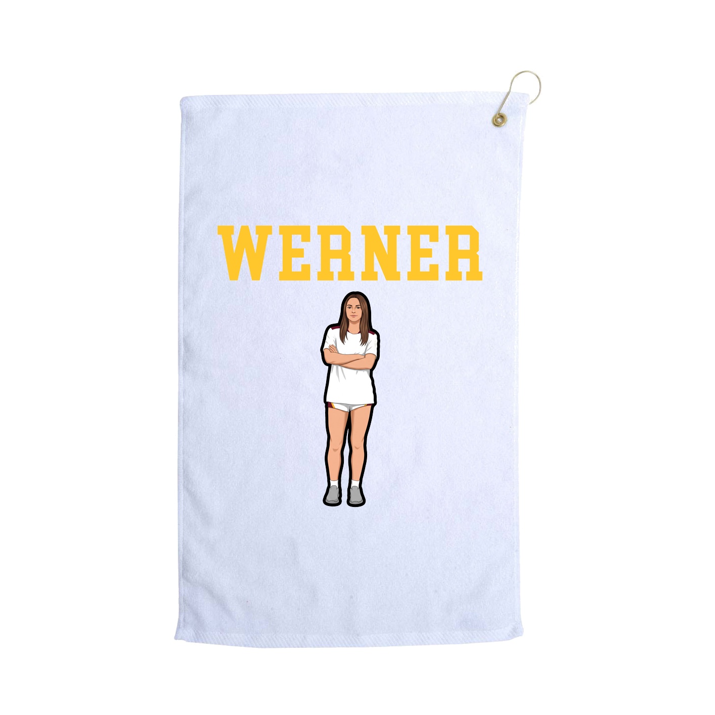 Golf Towel — Shirsey in White