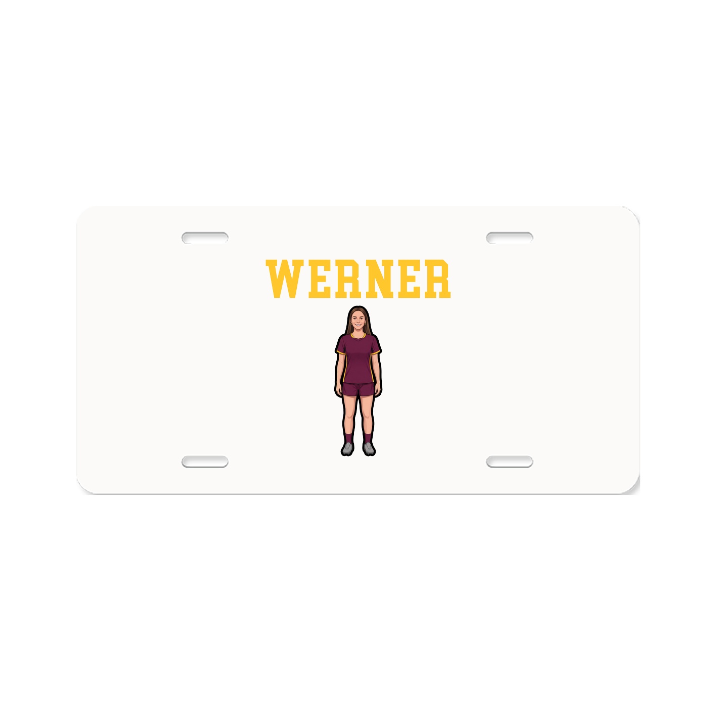 License Plate — Shirsey in Classic
