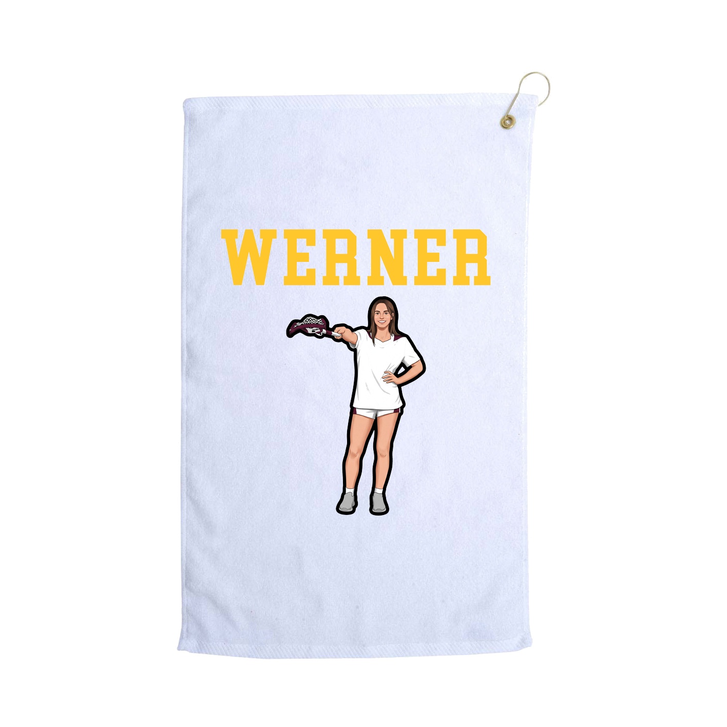 Golf Towel — Shirsey in White