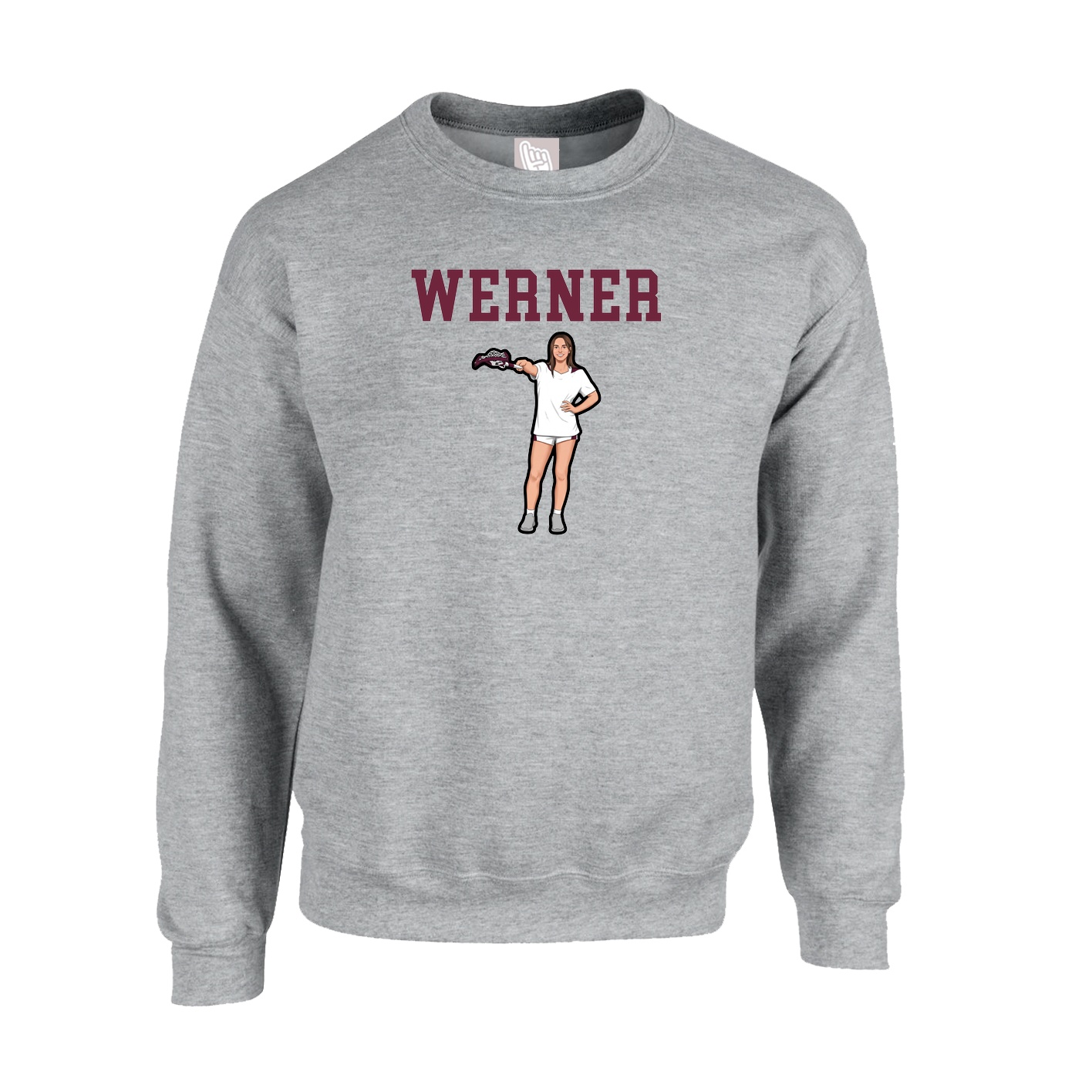 Fleece Crew — Shirsey in Grey