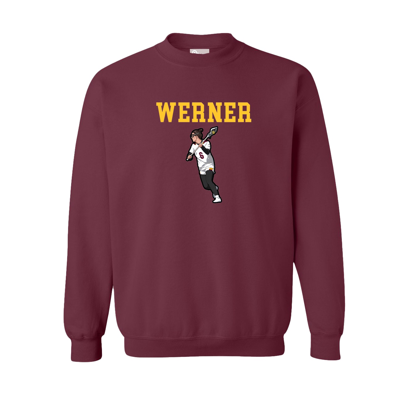 Fleece Crew — Shirsey in Maroon