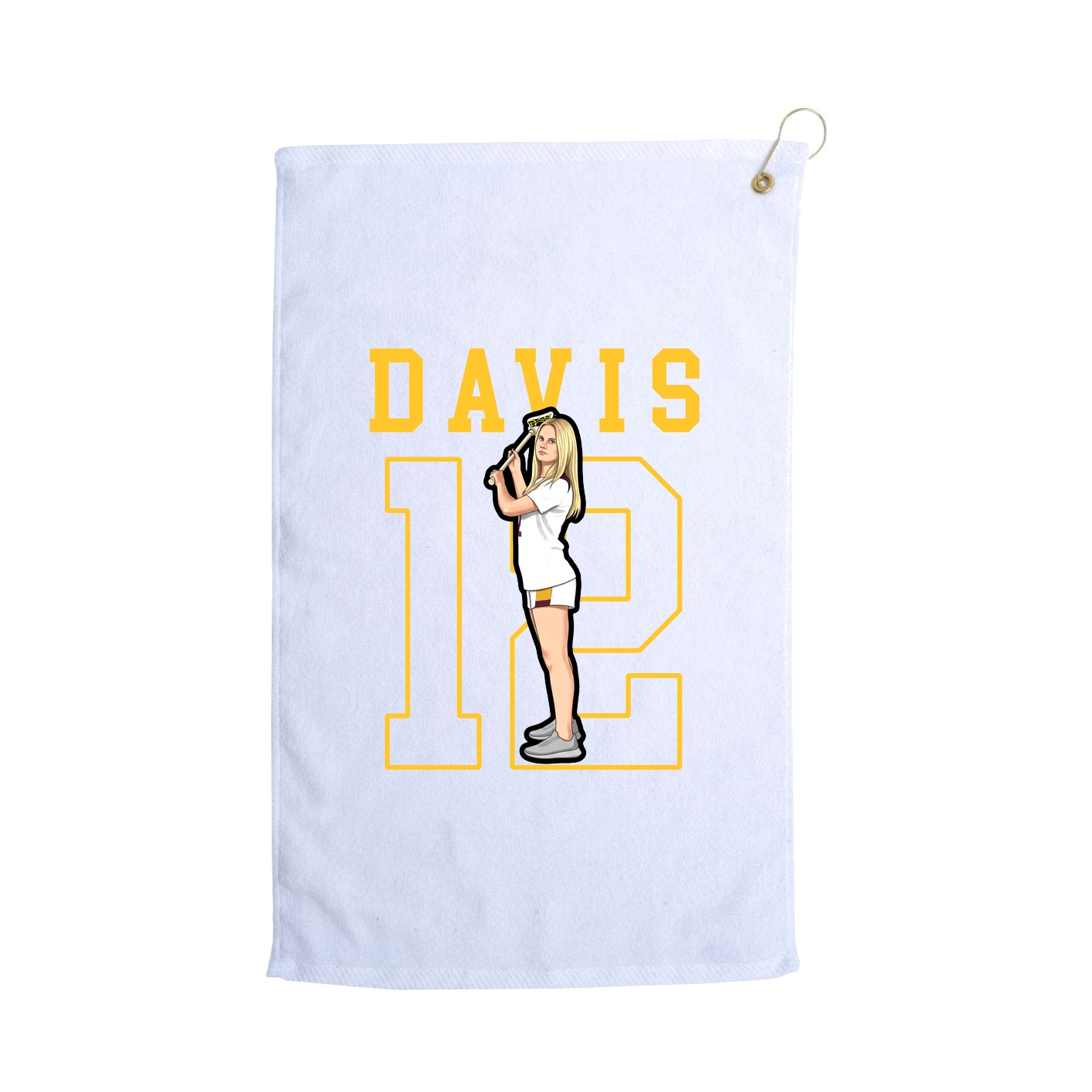 Golf Towel — Shirsey in White