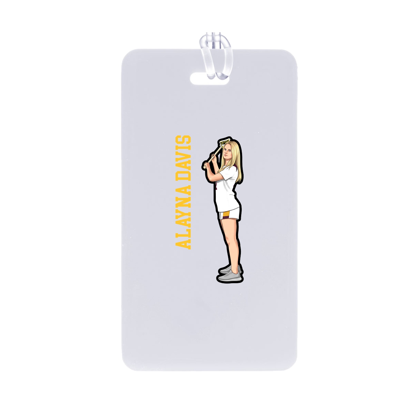 Bag Tag — Name Vertical in Classic