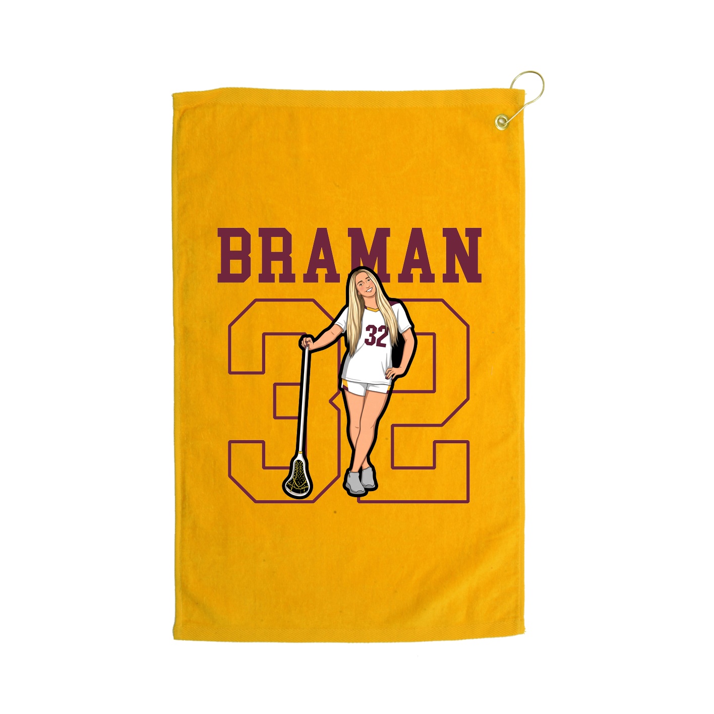 Golf Towel — Shirsey in Gold
