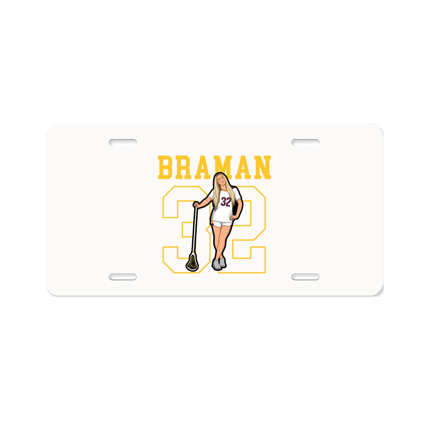 License Plate — Shirsey in Classic