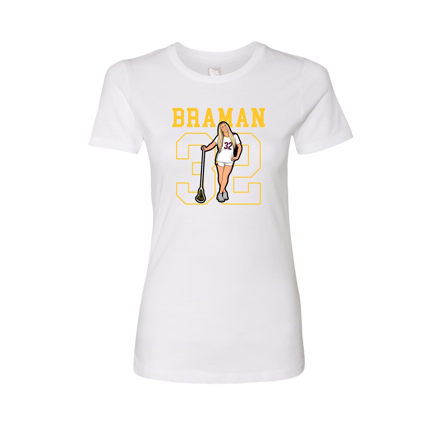 Fitted Women's Tee — Shirsey in White