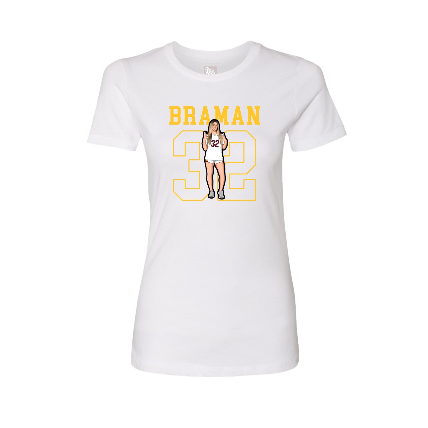 Fitted Women's Tee — Shirsey in White