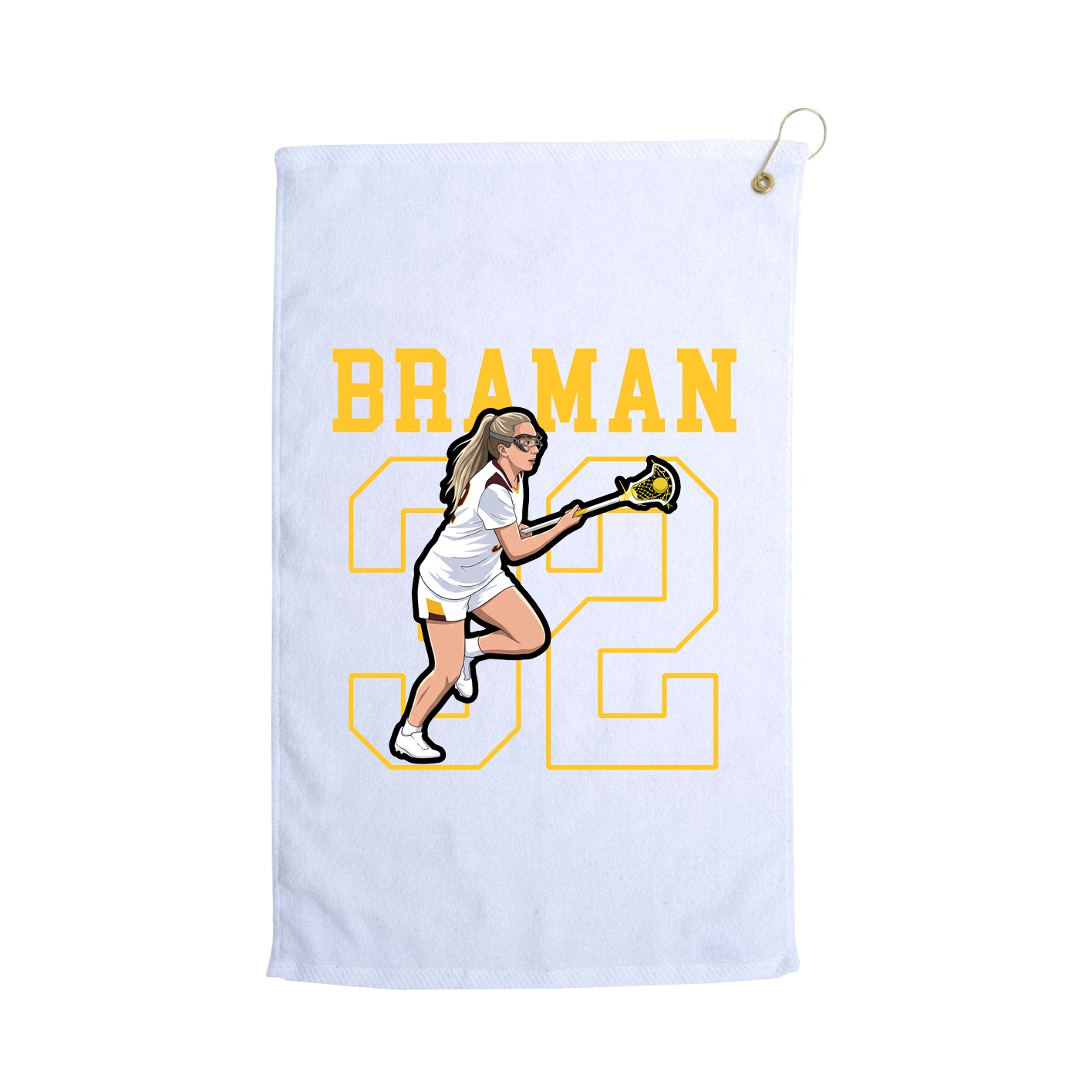 Golf Towel — Shirsey in White