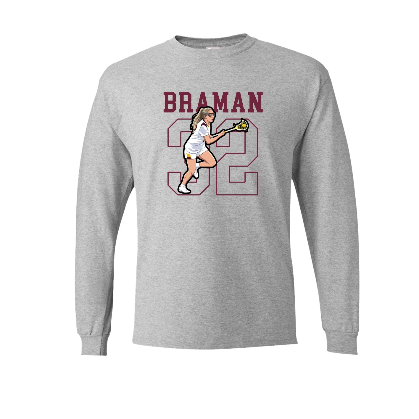 Long Sleeve Tee — Shirsey in Grey