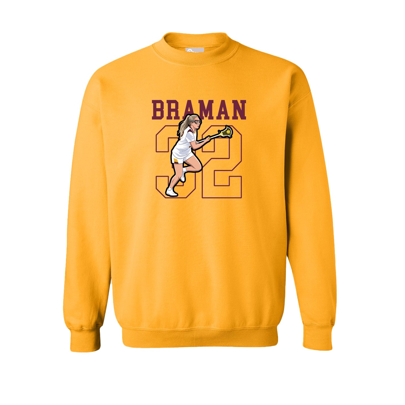 Fleece Crew — Shirsey in Gold