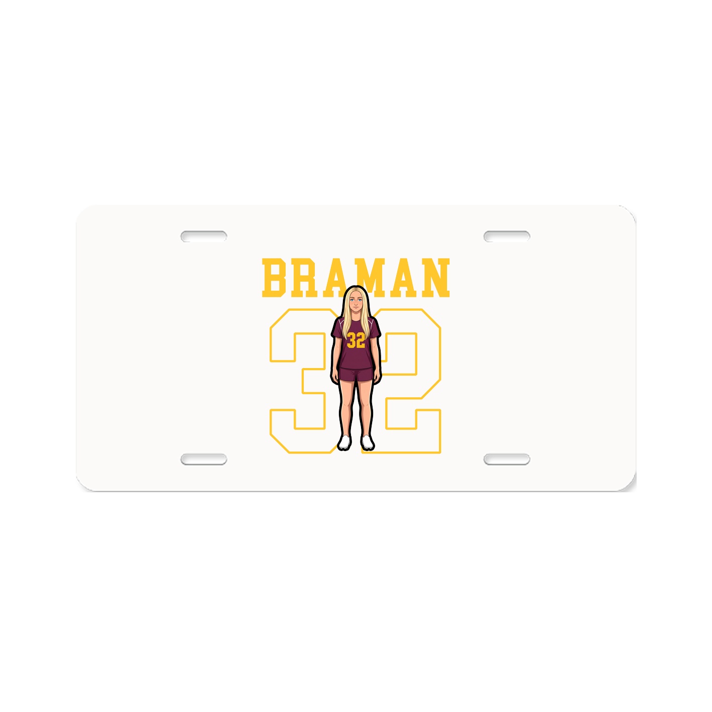 License Plate — Shirsey in Classic