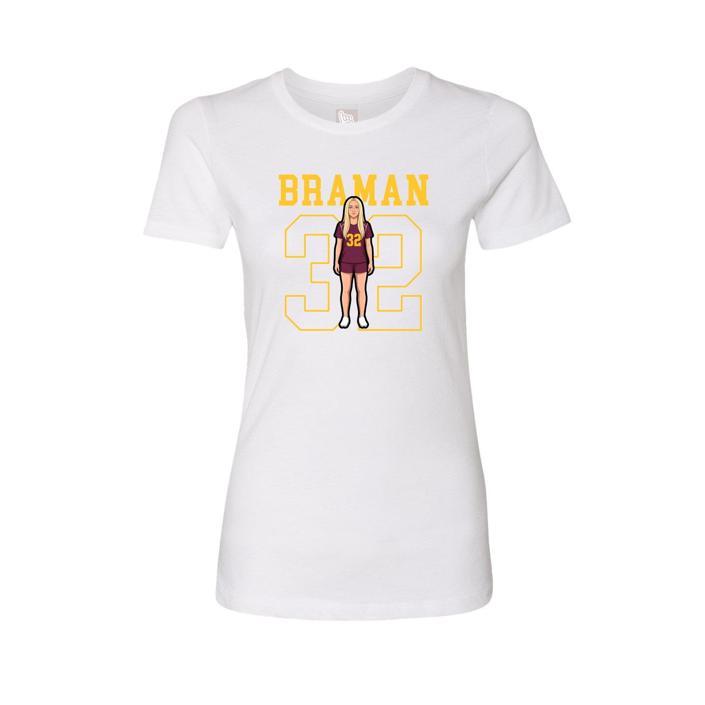 Fitted Women's Tee — Shirsey in White