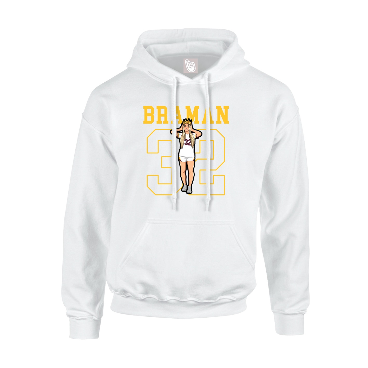Youth Hoodie — Shirsey in White