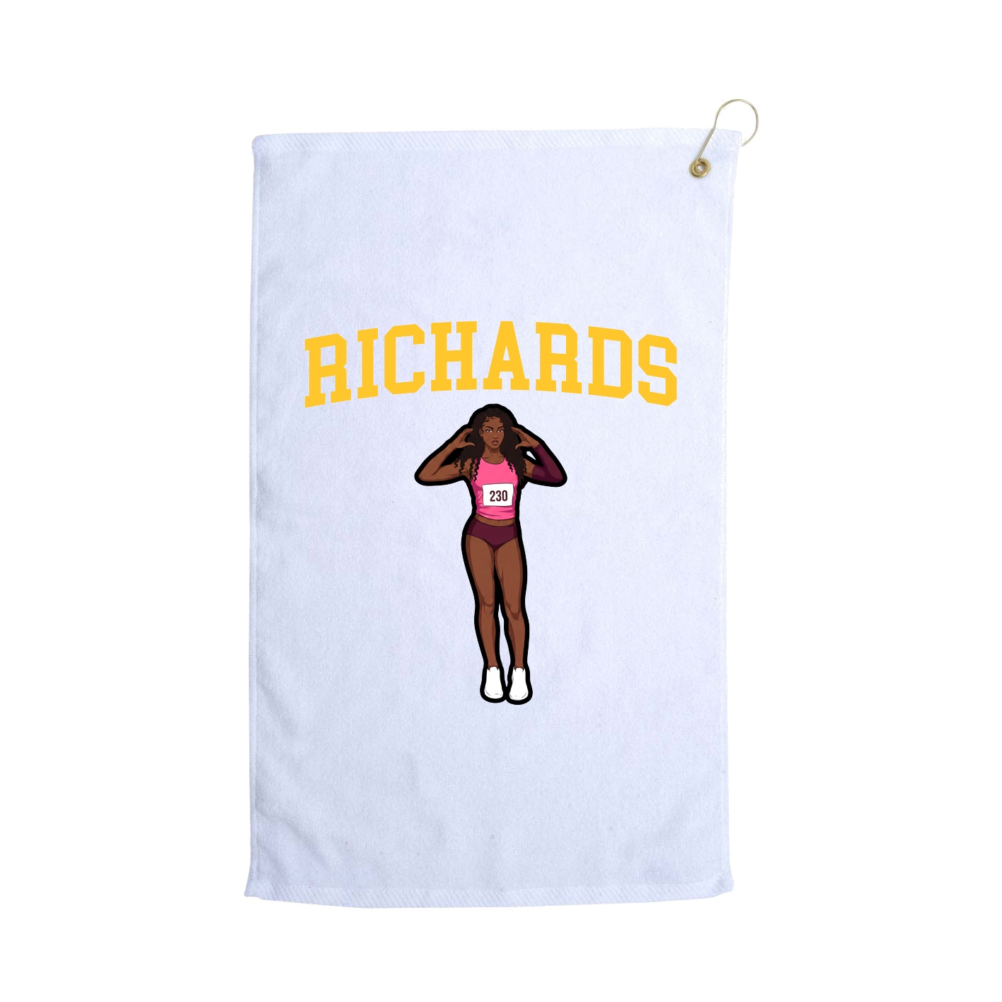 Golf Towel — Shirsey in White