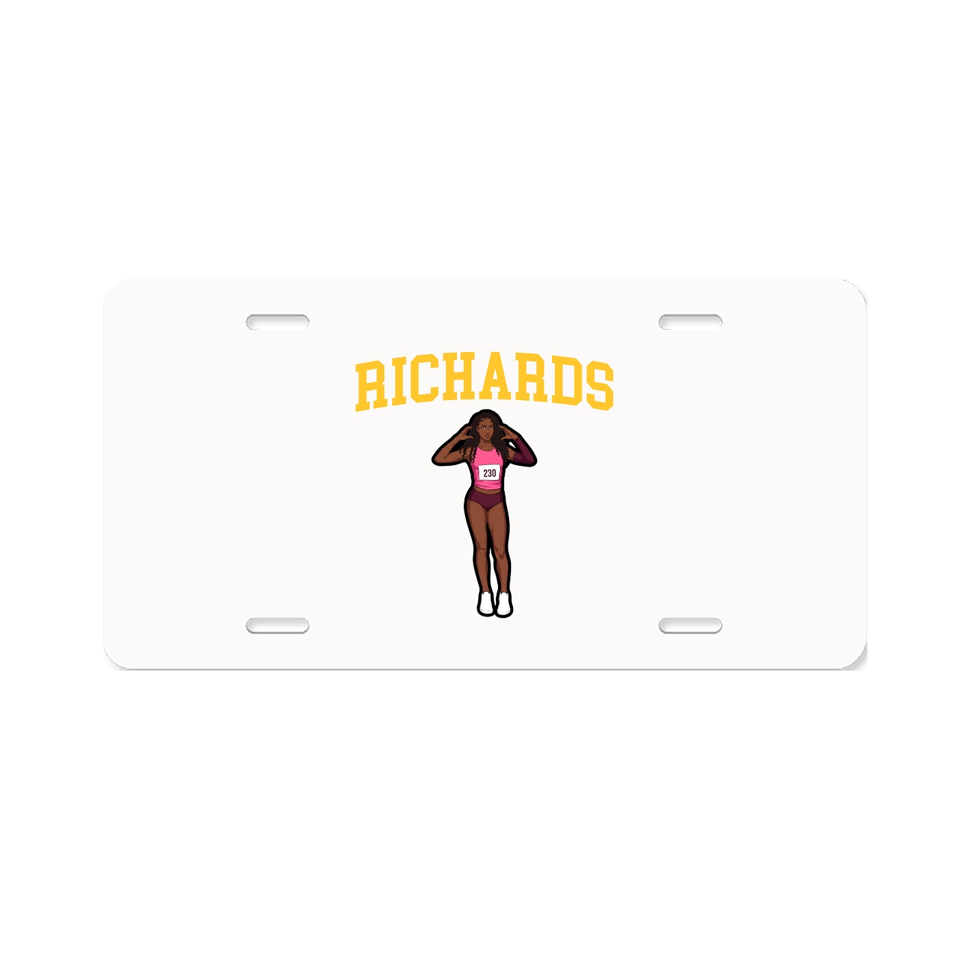 License Plate — Shirsey in Classic