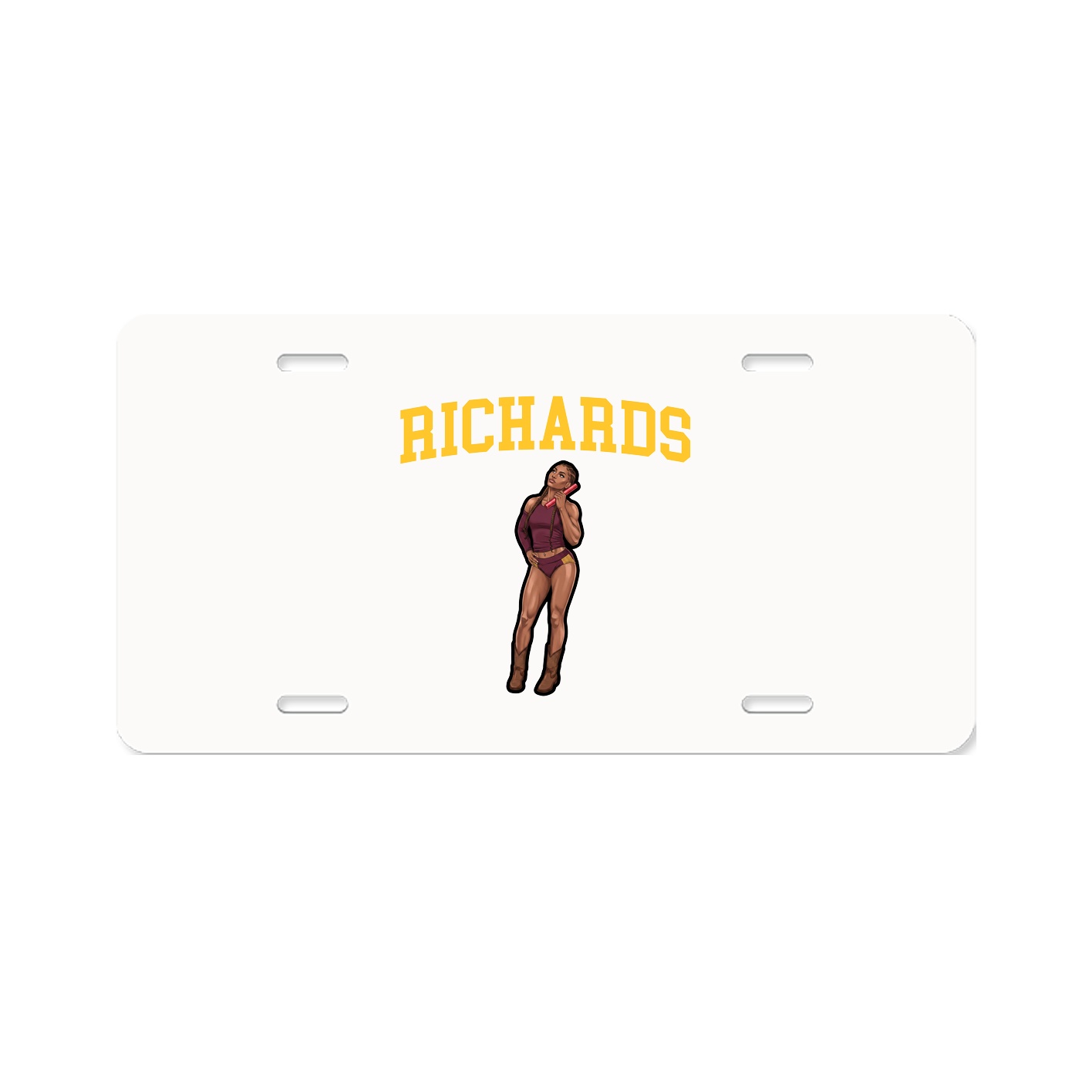 License Plate — Shirsey in Classic
