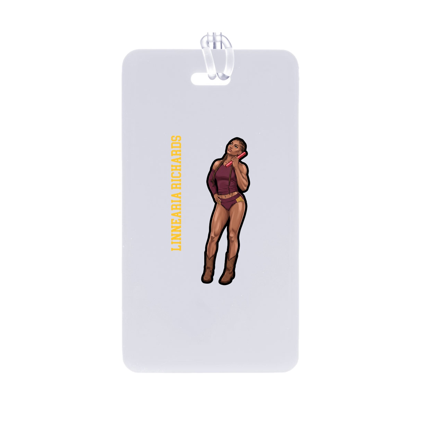 Bag Tag — Name Vertical in Classic