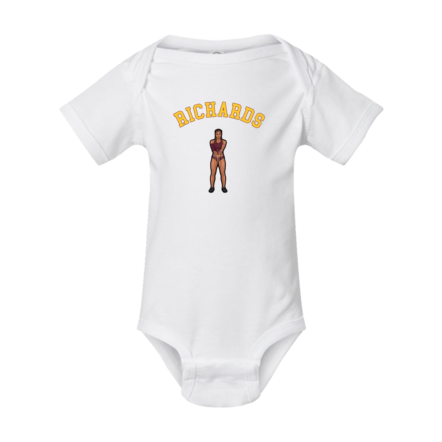 Baby Onesie — Shirsey Arch in White