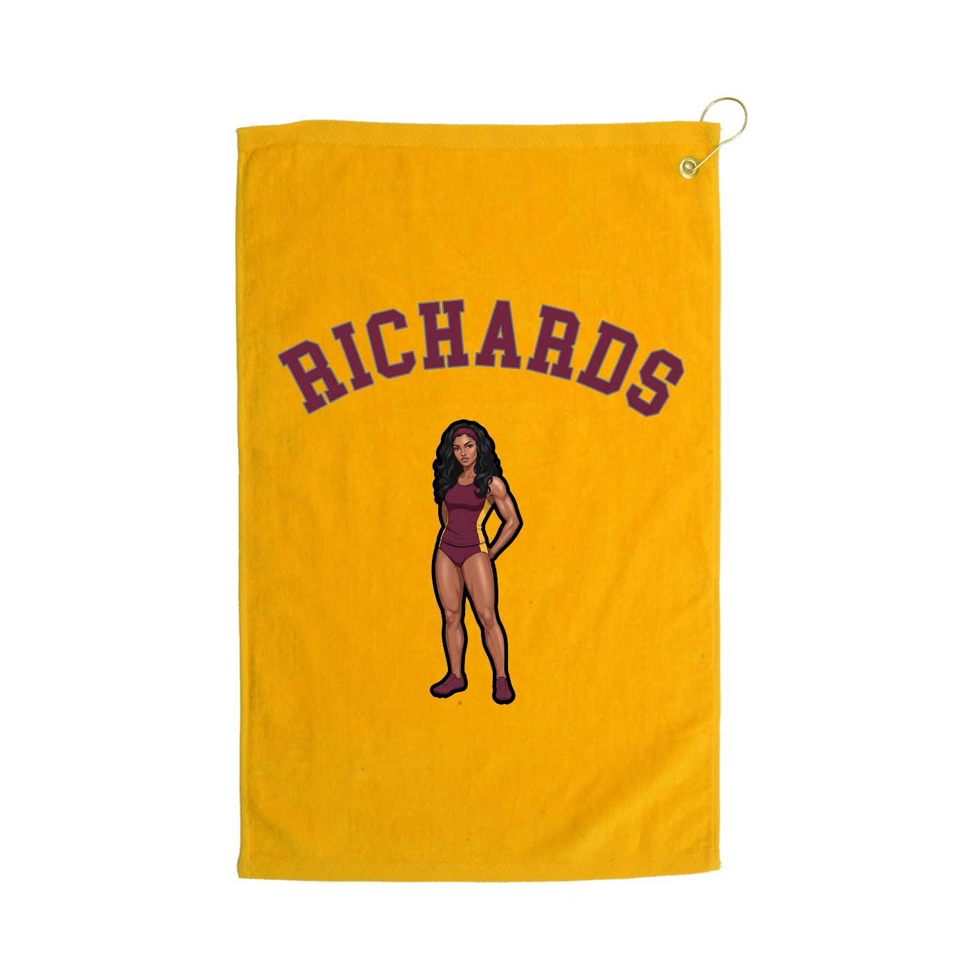 Golf Towel — Shirsey Arch in Gold