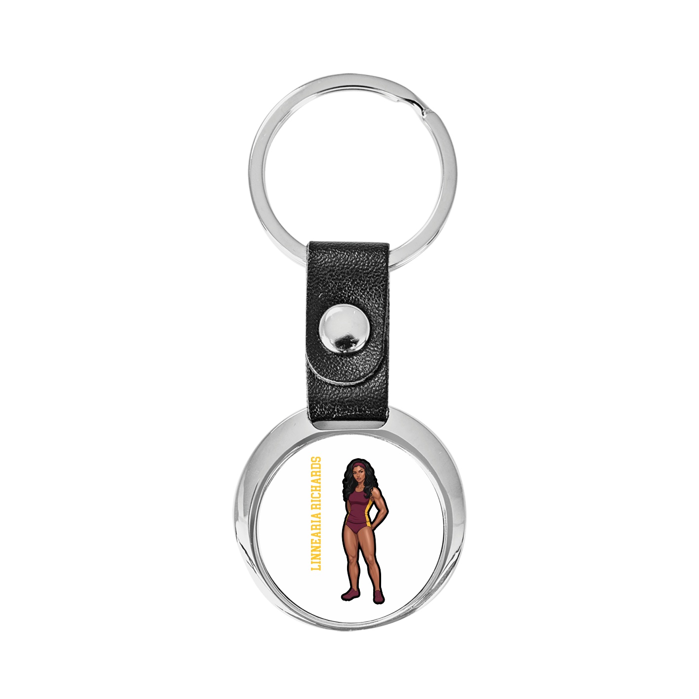 Key Chain — Name Vertical in Classic