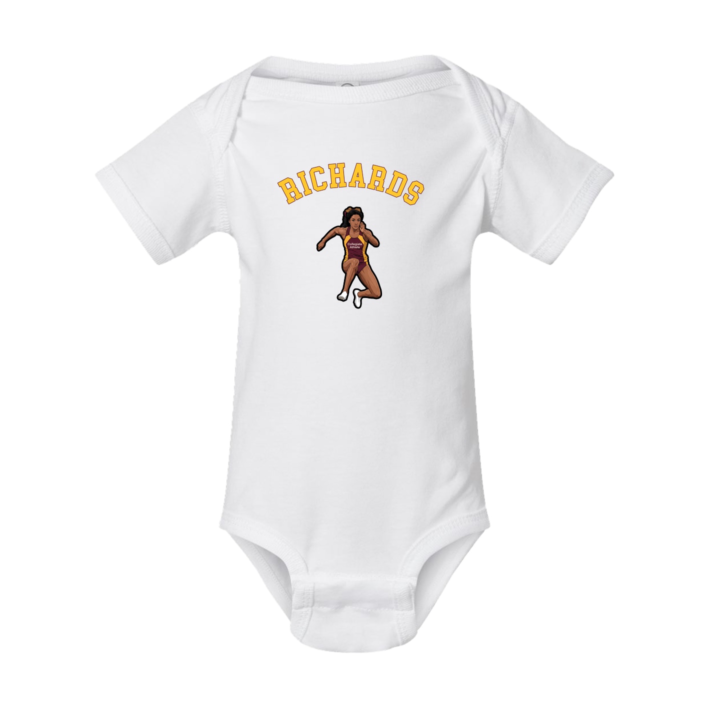 Baby Onesie — Shirsey Arch in White