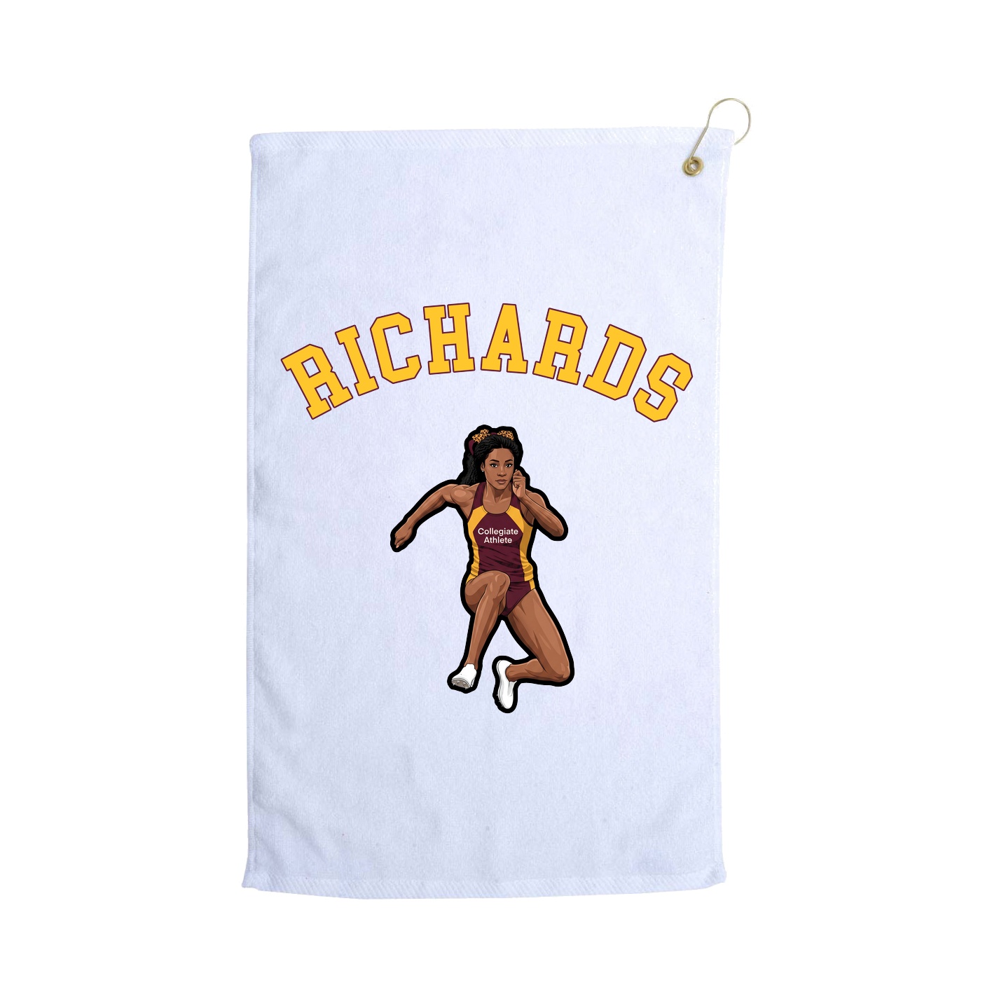 Golf Towel — Shirsey Arch in White