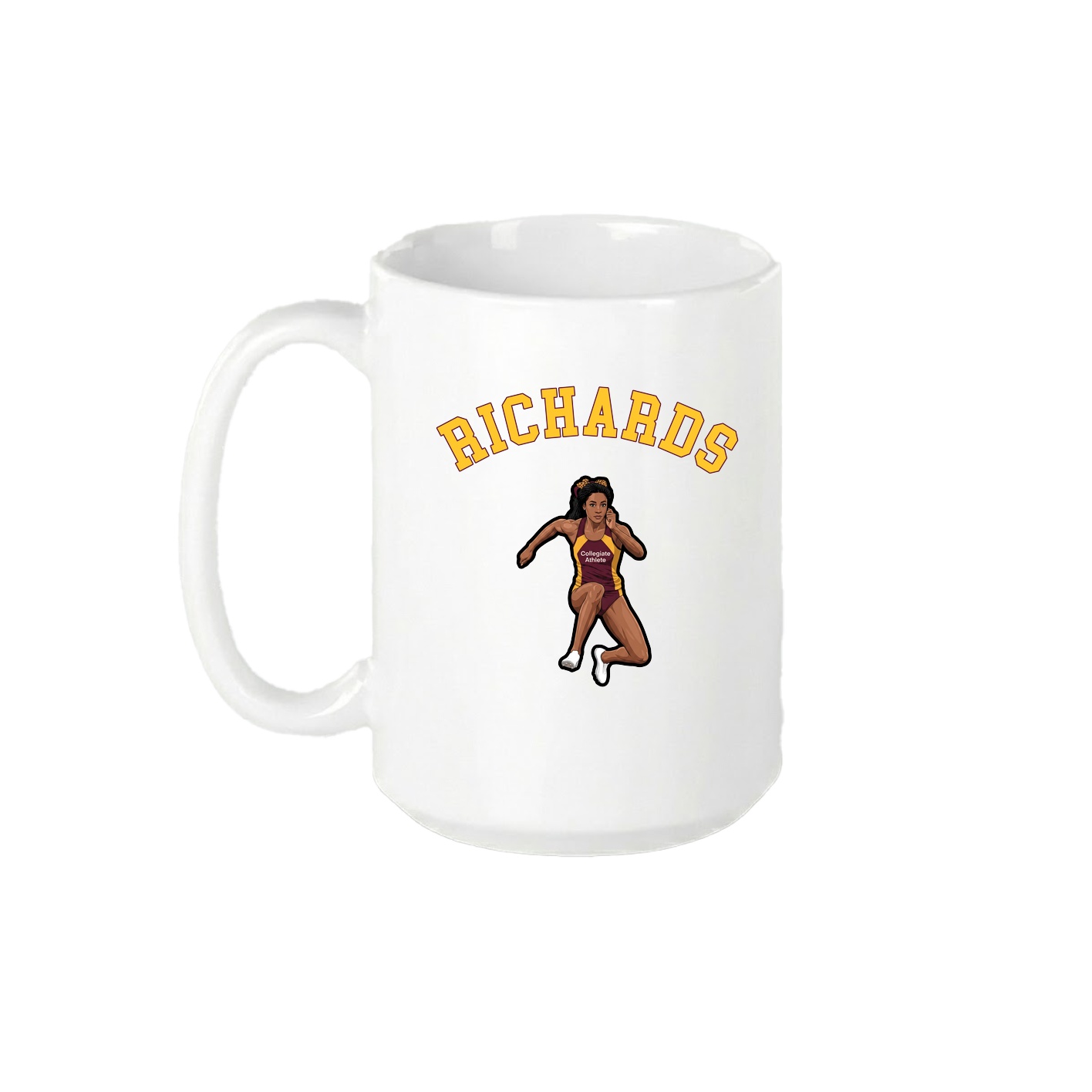 15oz Coffee Mug — Shirsey Arch in White