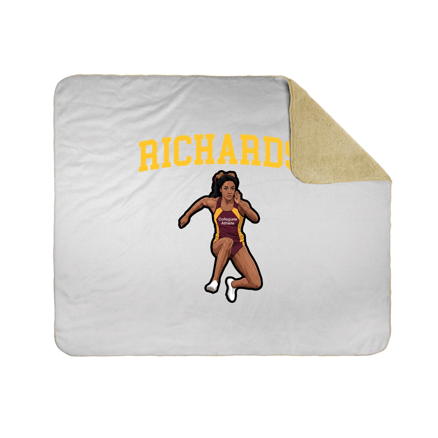 Throw Blanket — Shirsey in White