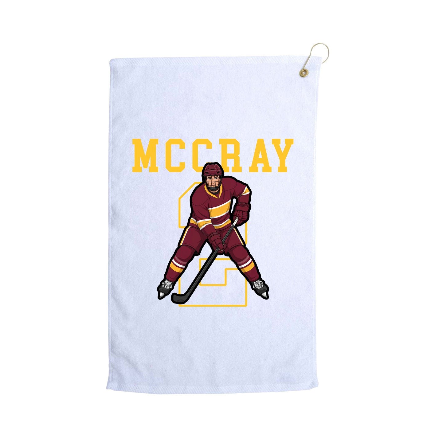 Golf Towel — Shirsey in White