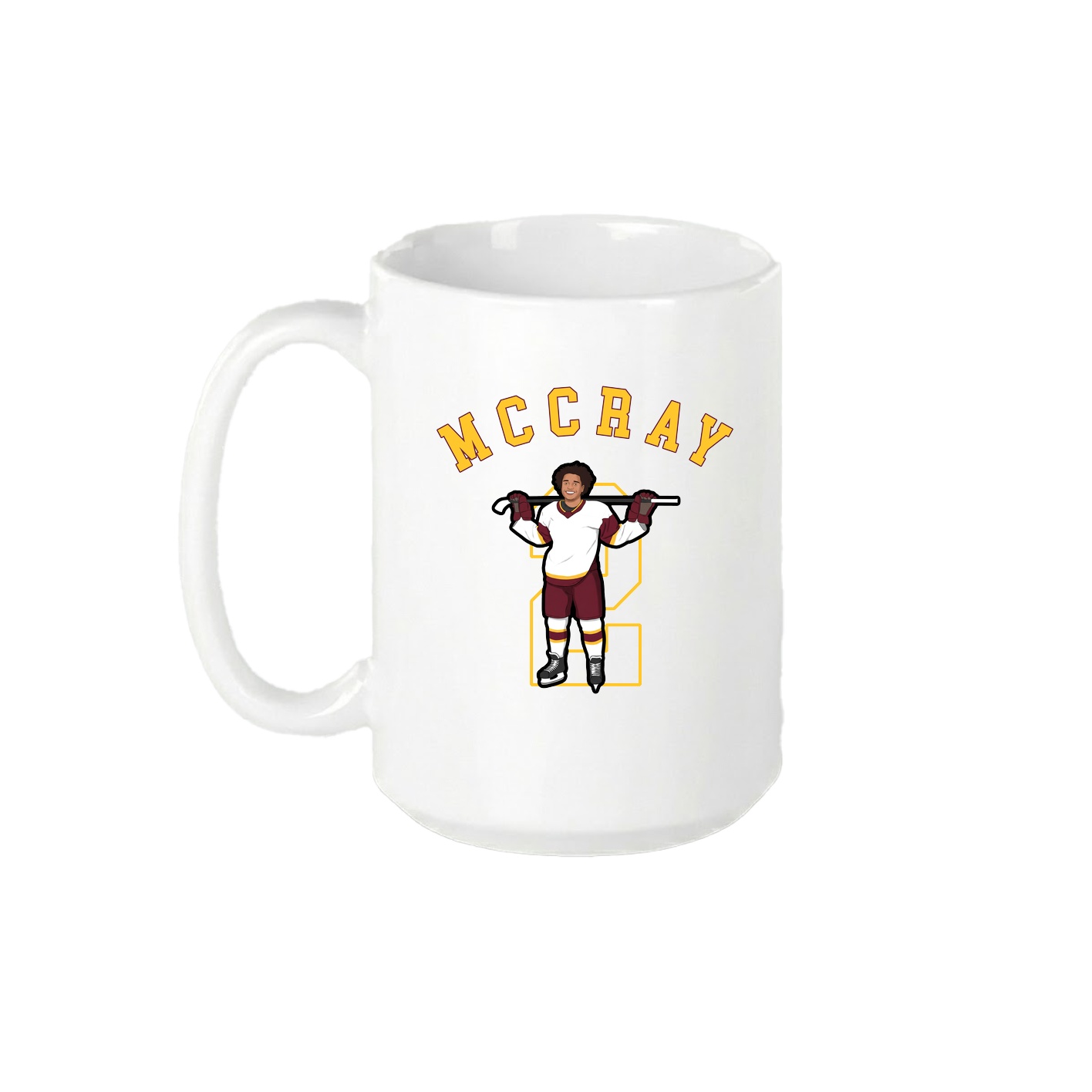 15oz Coffee Mug — Shirsey Arch in White