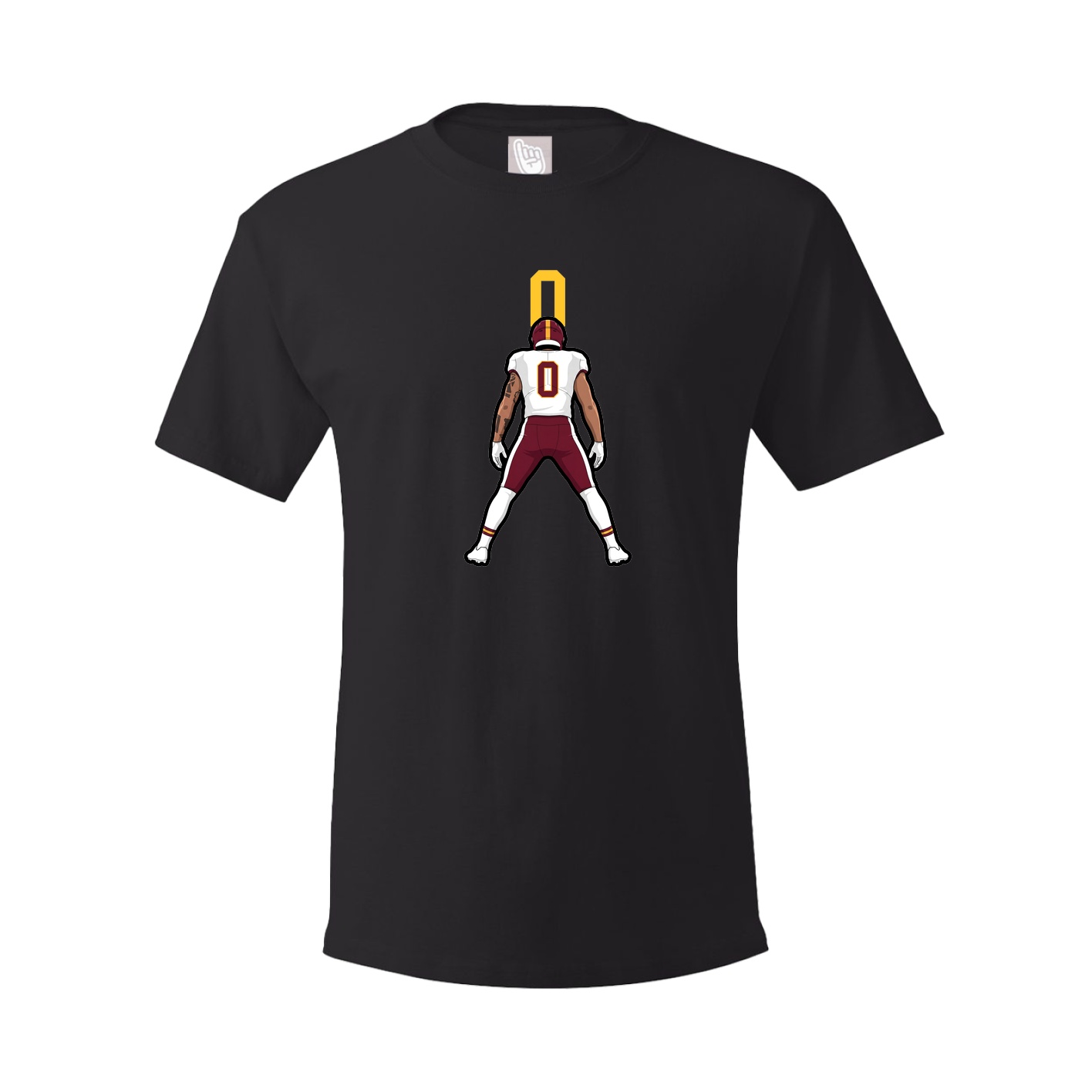 Youth Tee — Number Top in Black