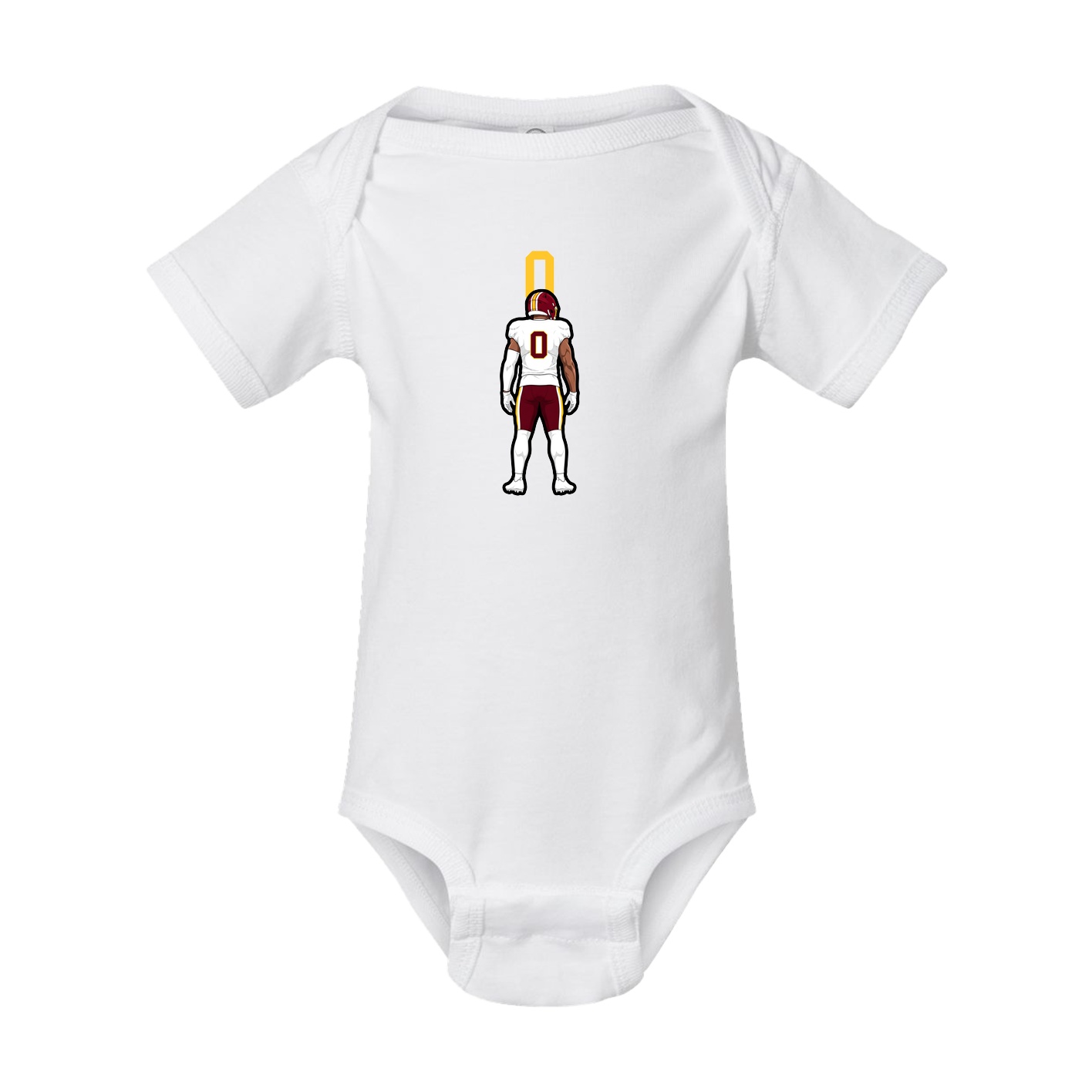 Baby Onesie — Number Top in White