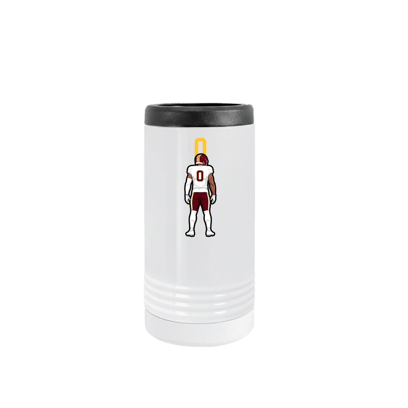 Slim Beverage Holder — Number Top in White