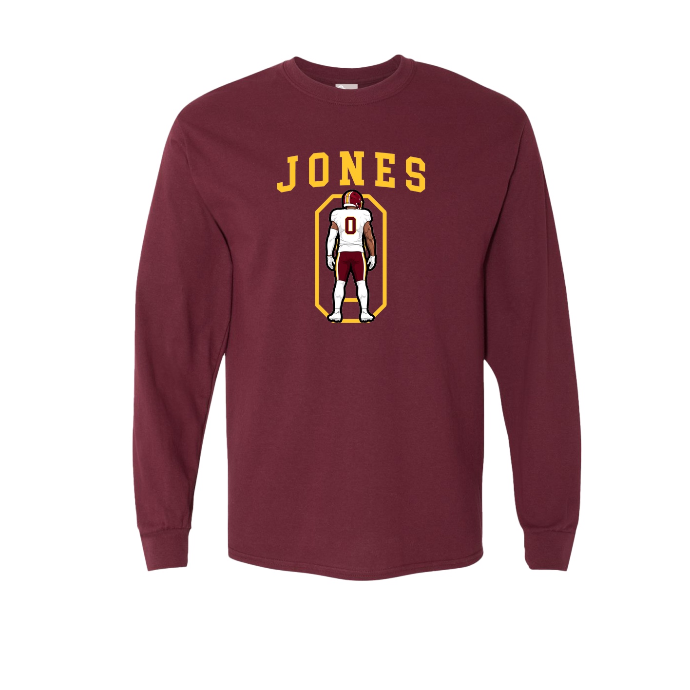 Long Sleeve Tee — Shirsey in Maroon