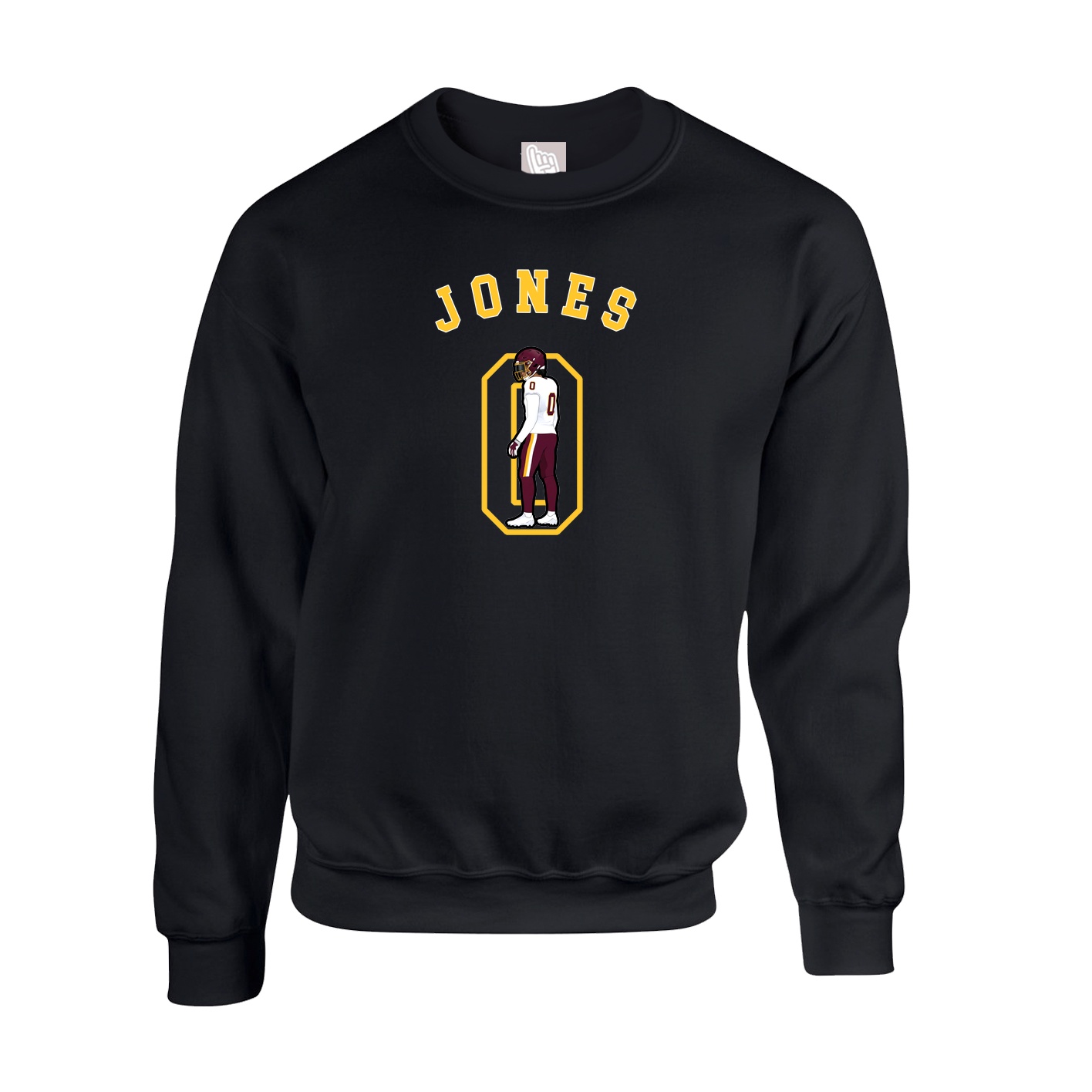 Fleece Crew — Shirsey Arch in Black