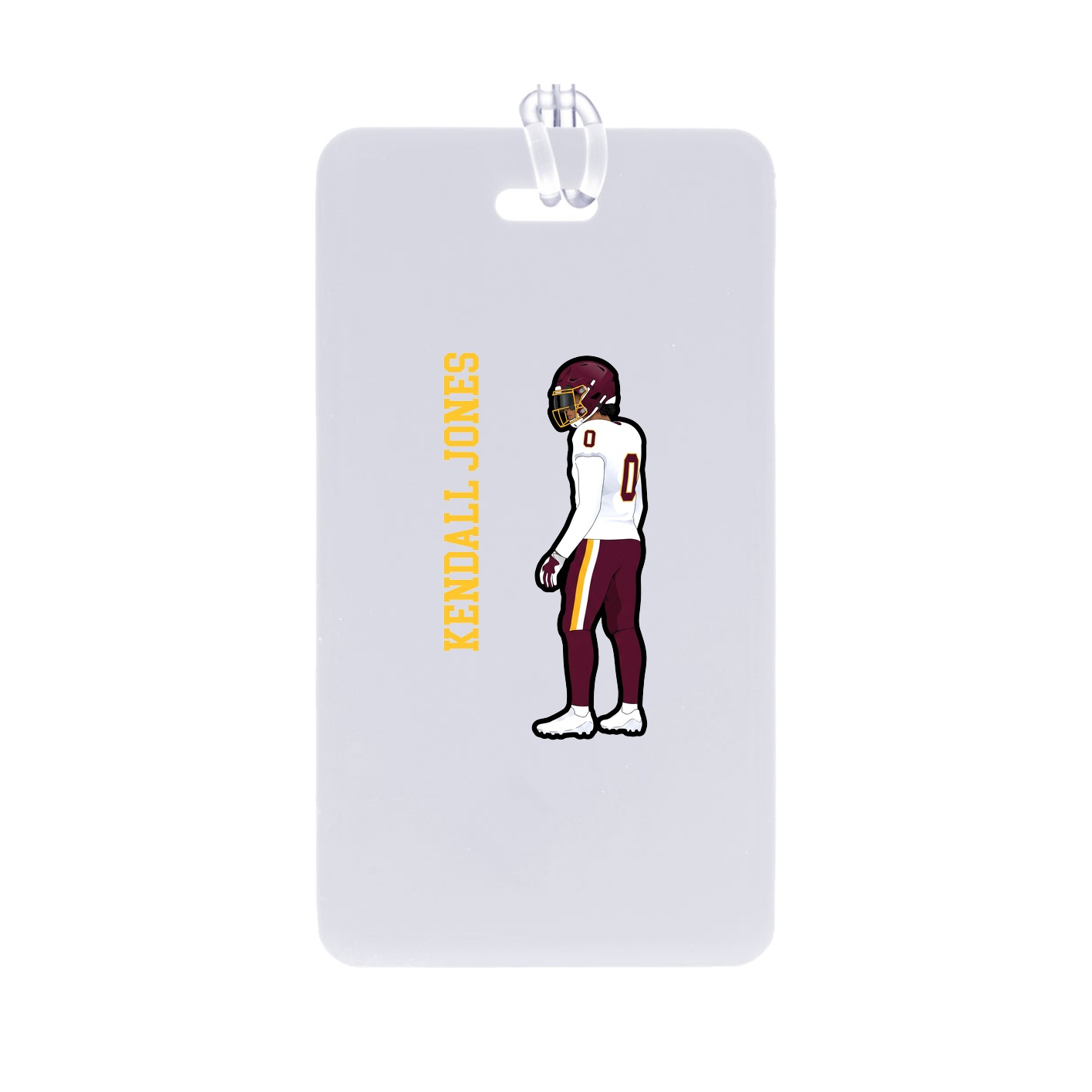 Bag Tag — Name Vertical in Classic