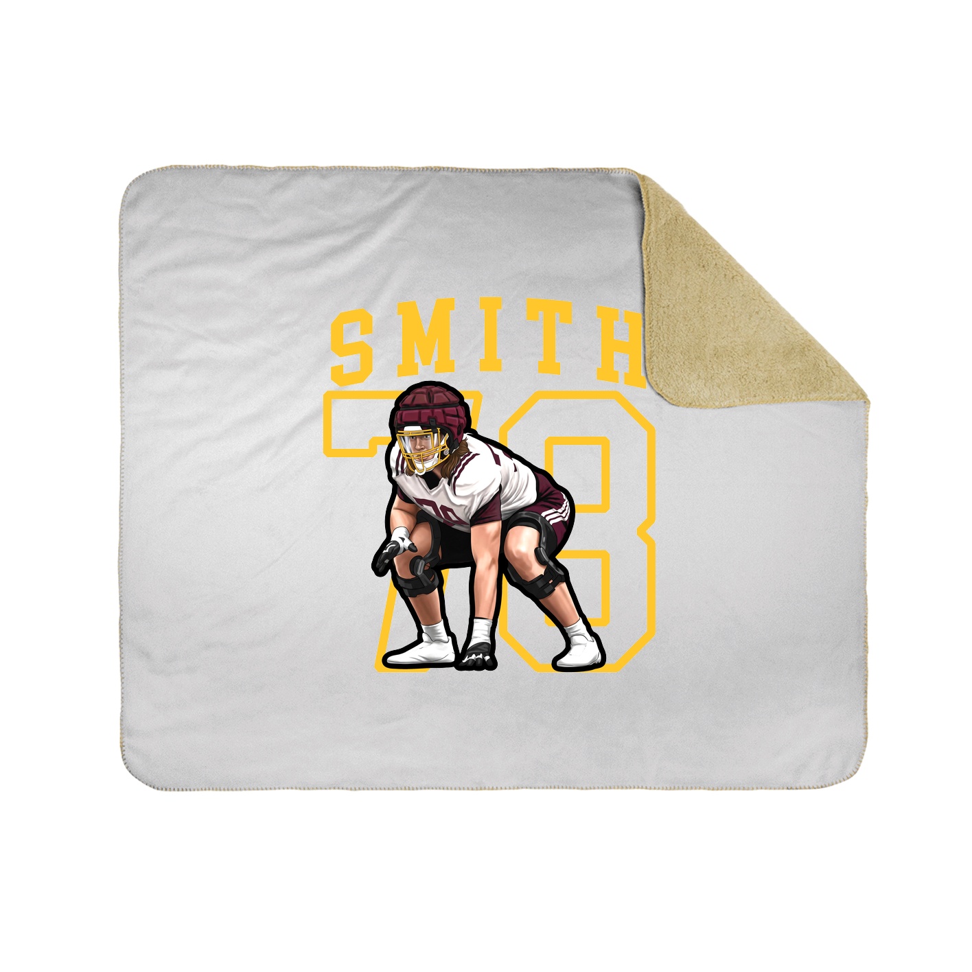 Throw Blanket — Shirsey in White