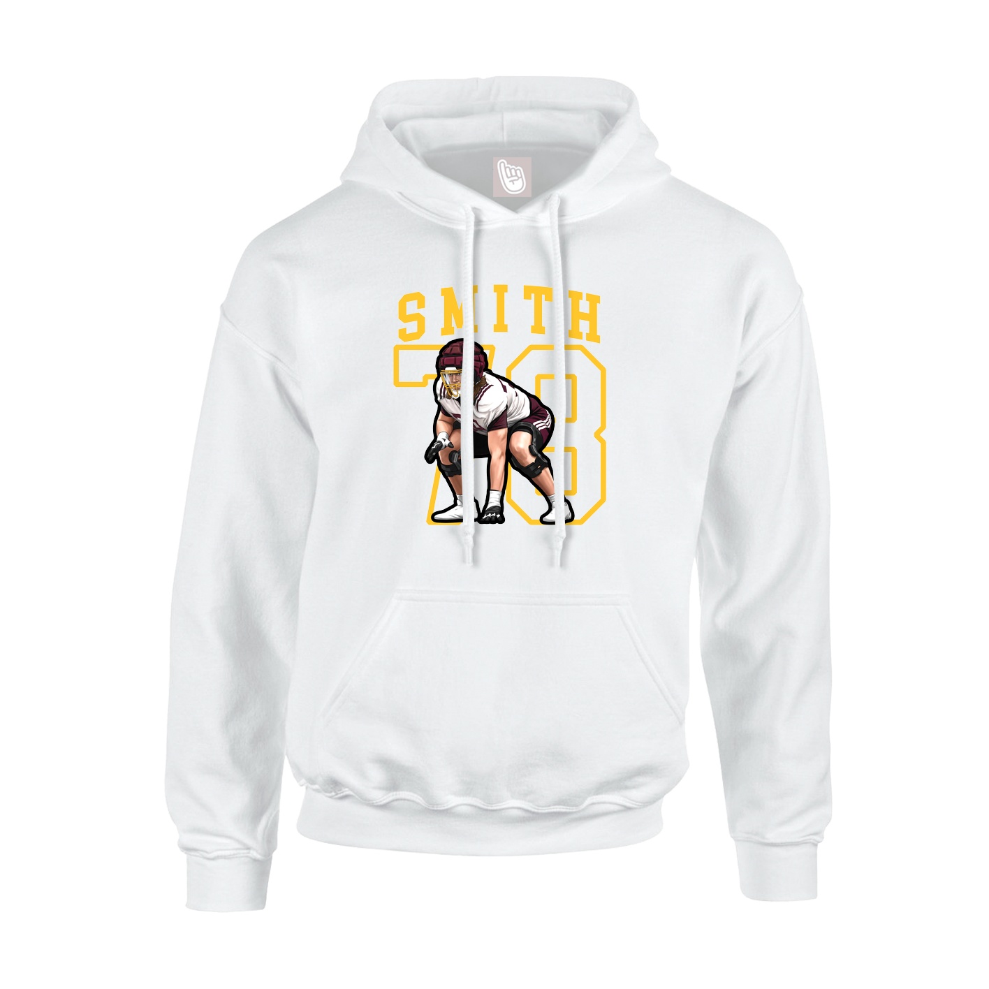 Hoodie — Shirsey in White