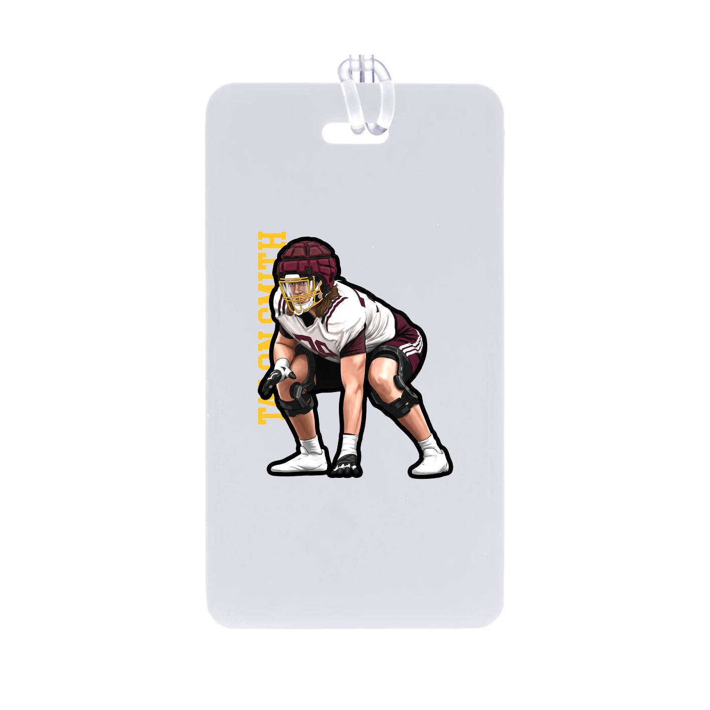 Bag Tag — Name Vertical in Classic
