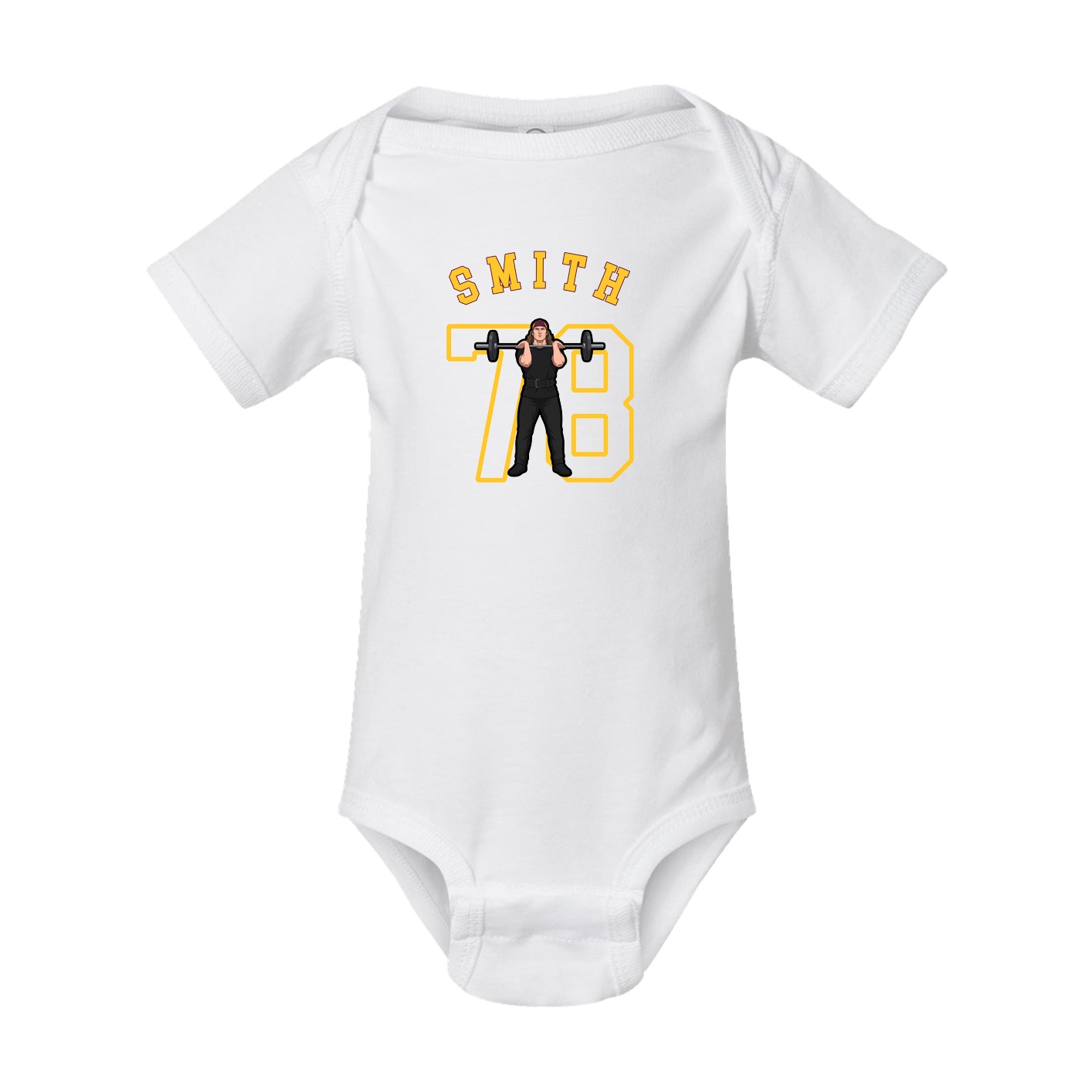 Baby Onesie — Shirsey Arch in White