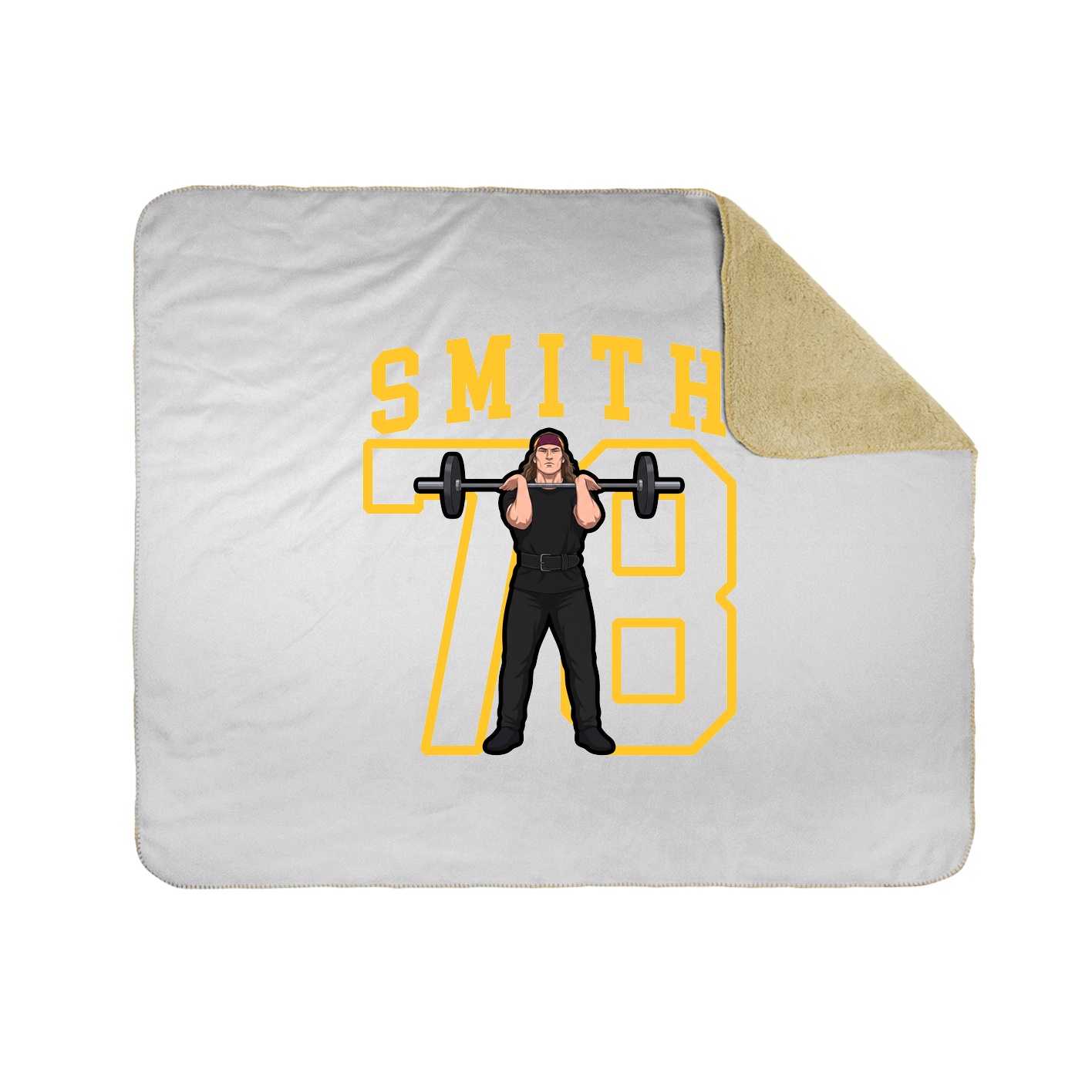 Throw Blanket — Shirsey in White
