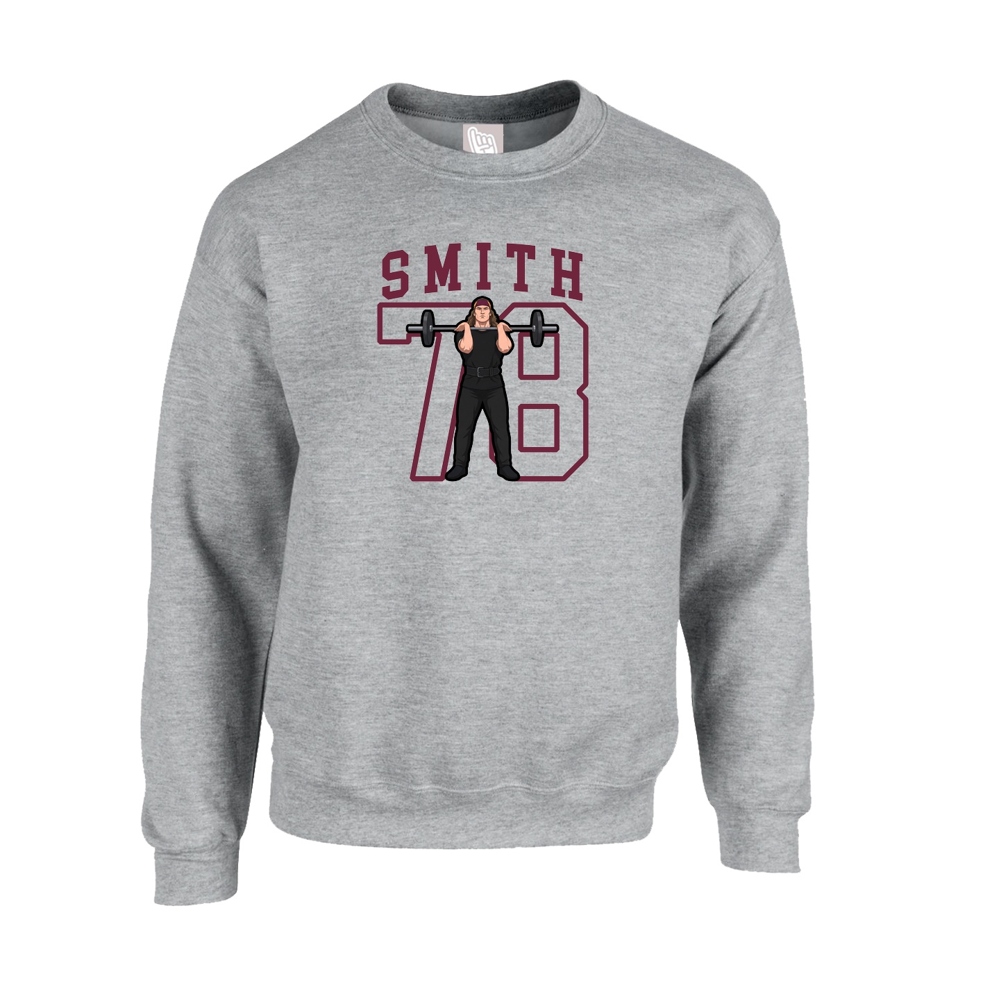 Fleece Crew — Shirsey in Grey