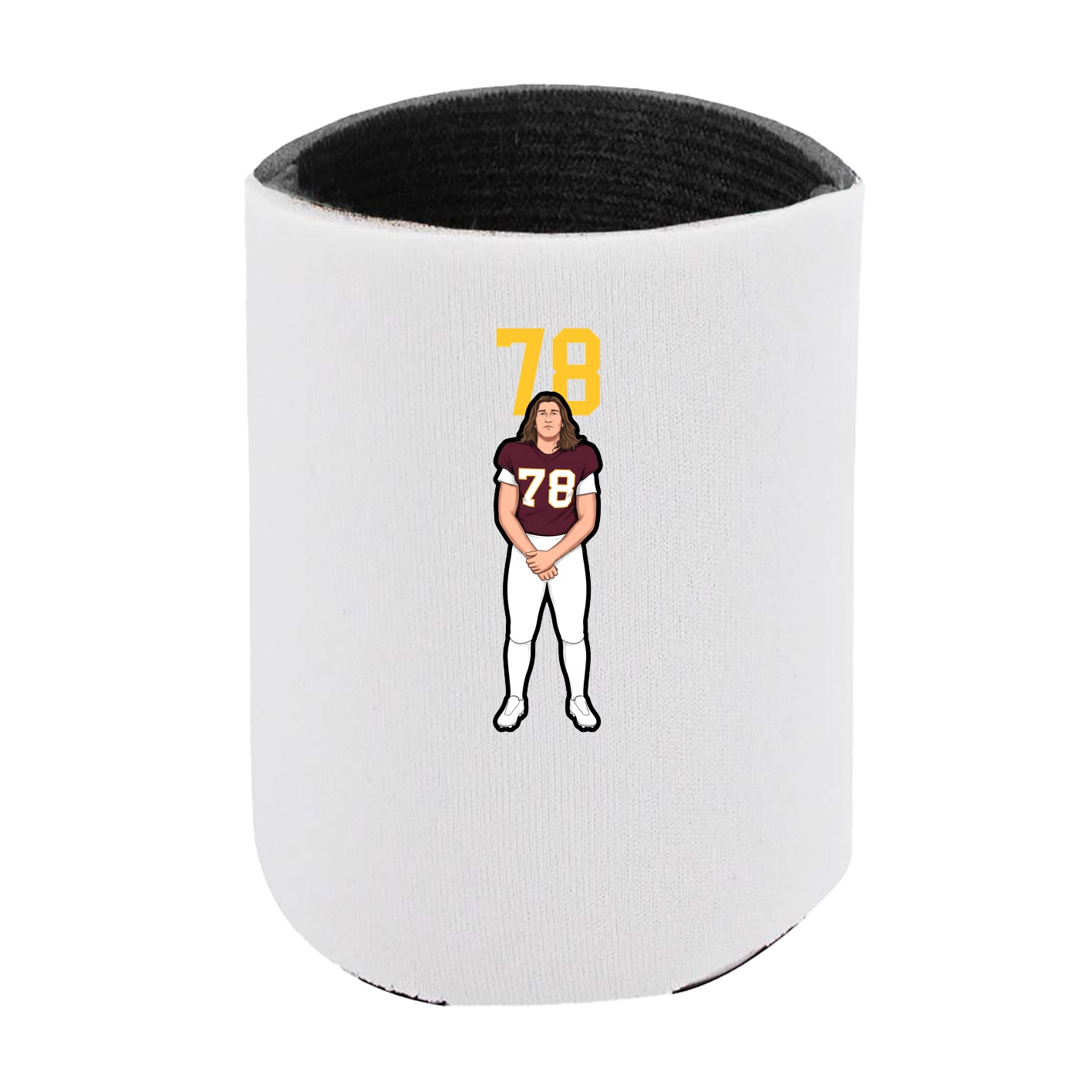 Can Holder — Number Top in White