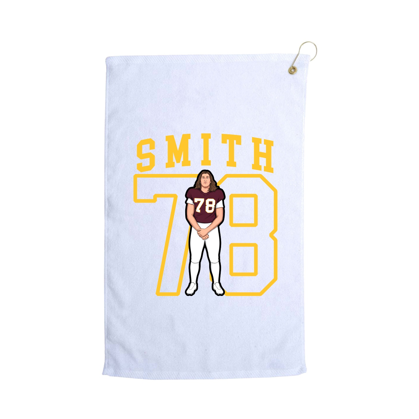 Golf Towel — Shirsey in White
