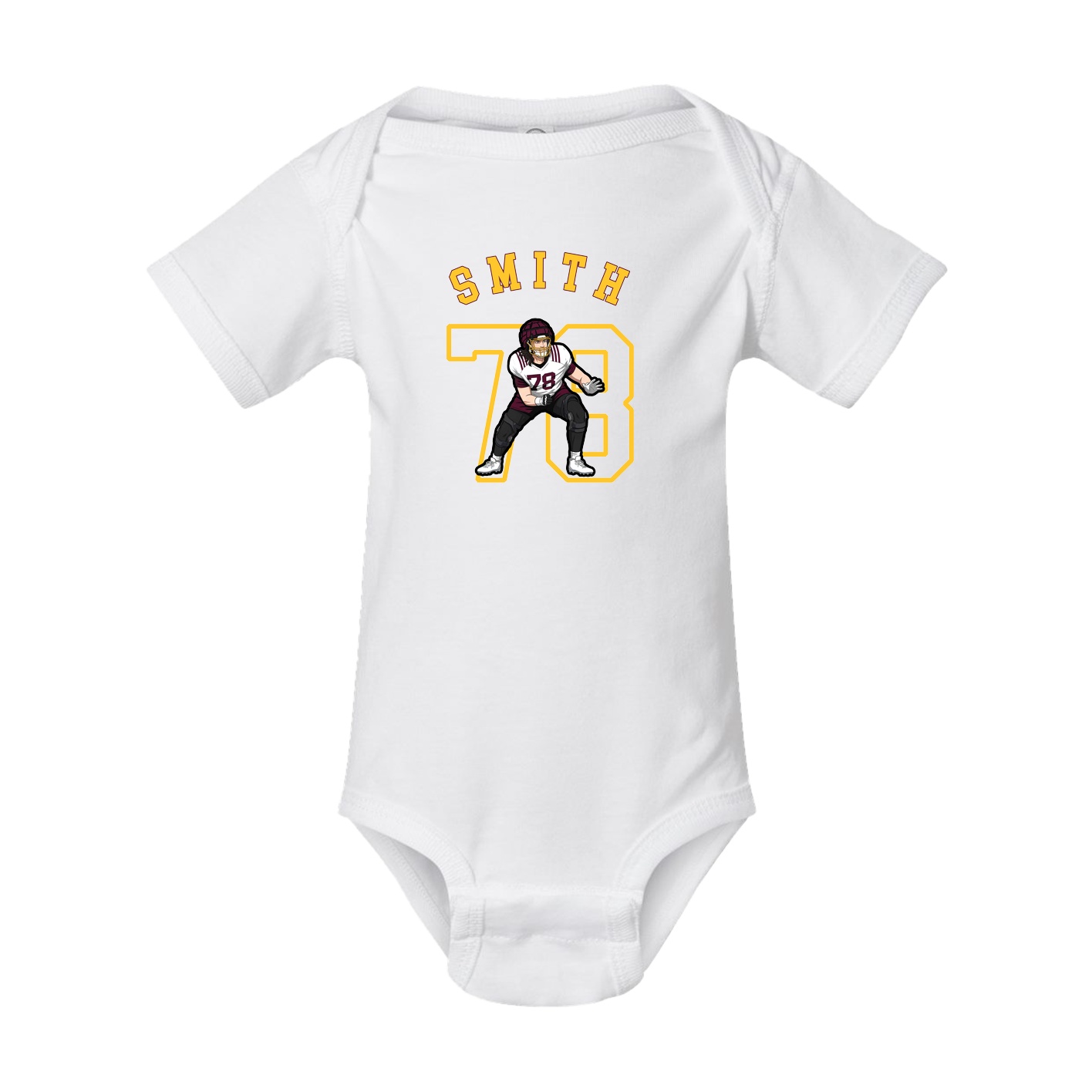 Baby Onesie — Shirsey Arch in White