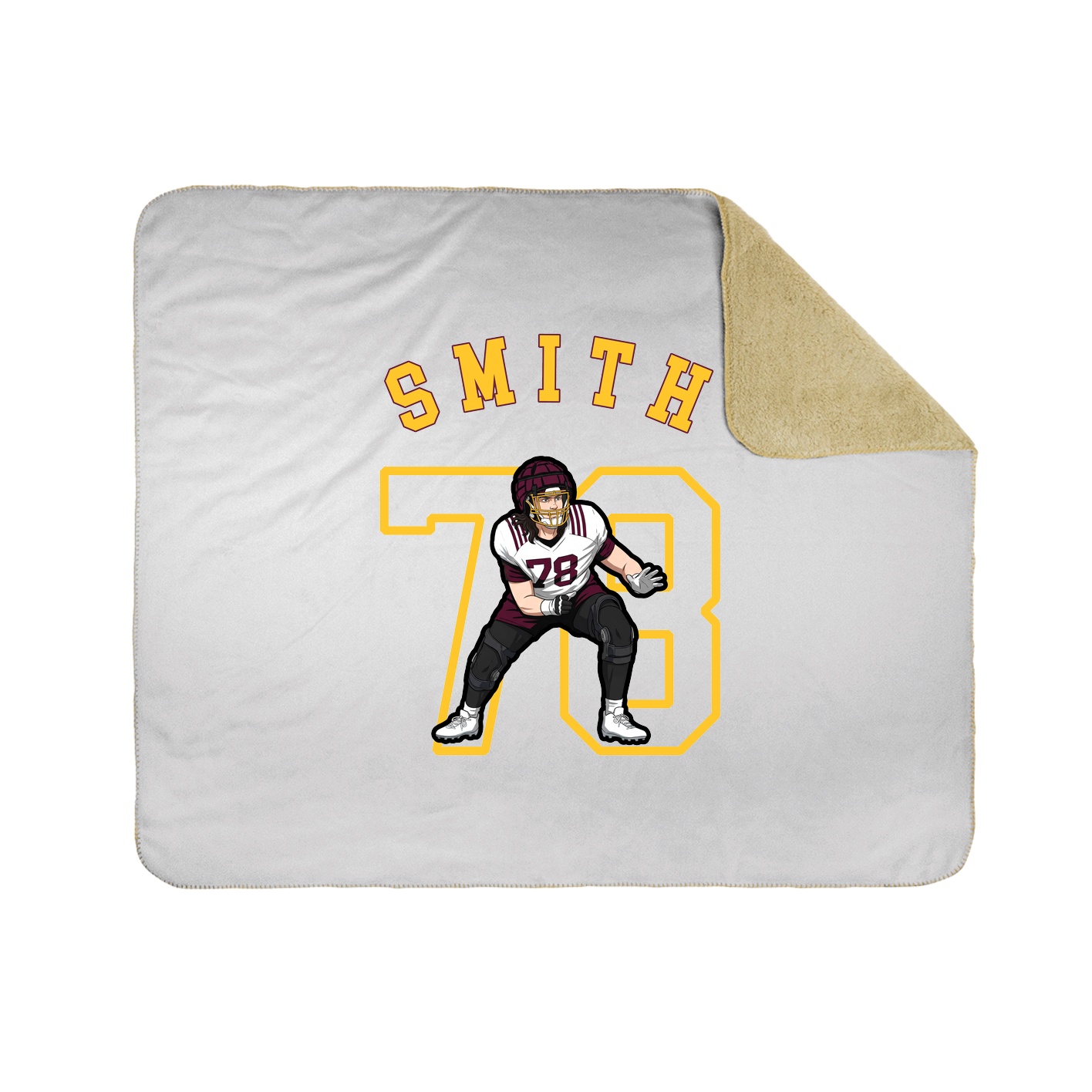 Throw Blanket — Shirsey Arch in White